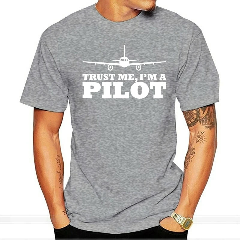 Fashion Unisex T-shirt Plane Flying Aviation shirt