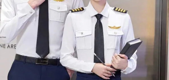 Long Sleeve Professional Pilot Shirt For Men And Women Uniform